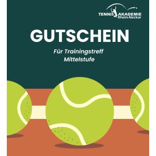 Trainingstreff Mittelstufe Sommer Gutschein