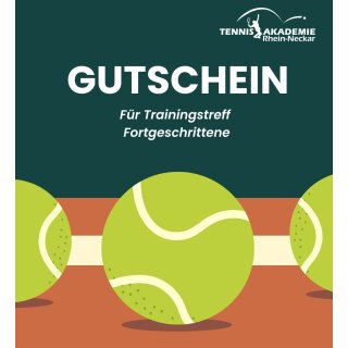 Trainingstreff Fortgeschrittene Sommer Gutschein